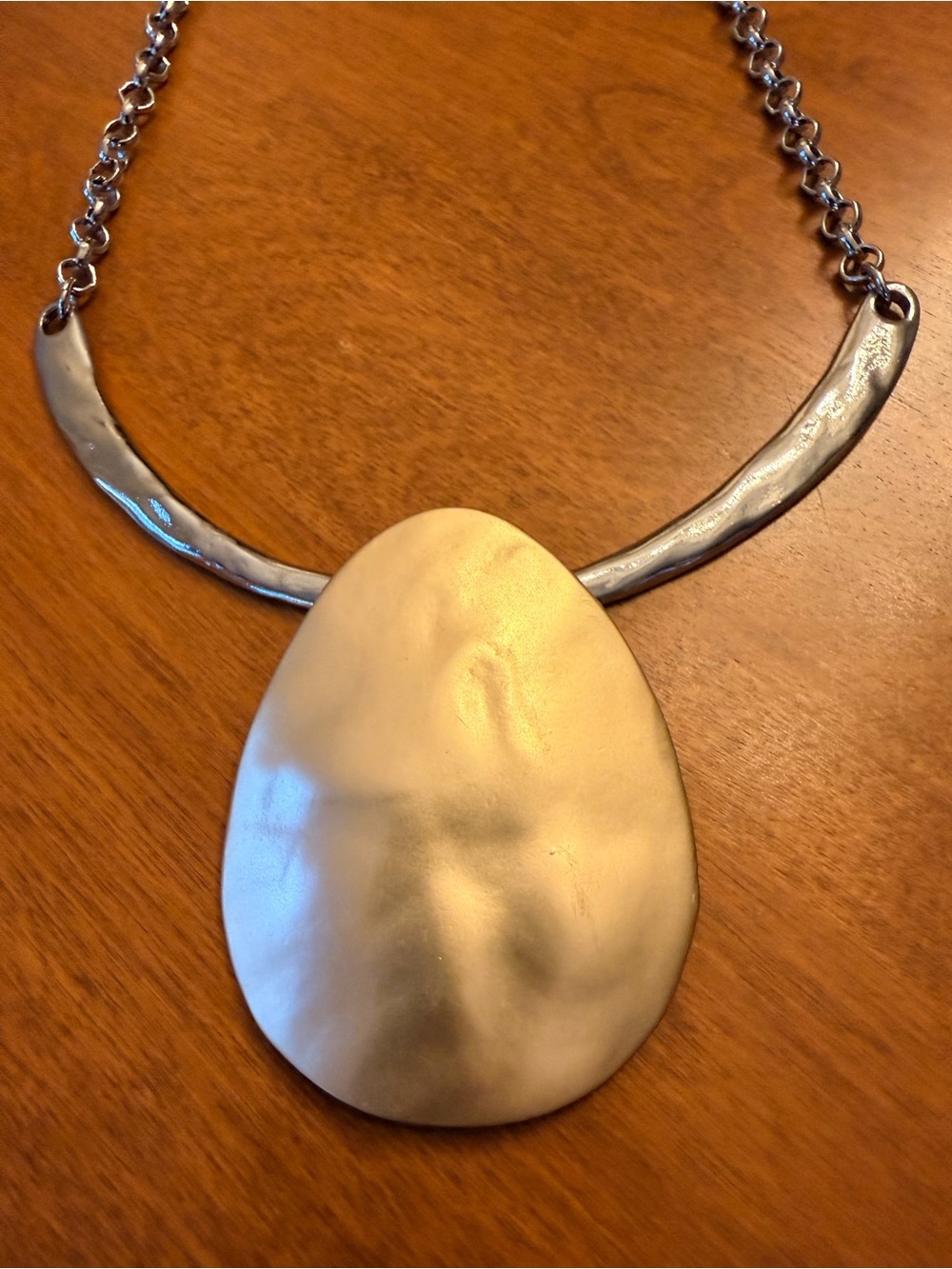 Statement Silver-Tone Pendant Necklace from Chico’s - Picture 2 of 3